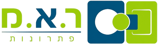 ר.א.מ פתרונות לוגו